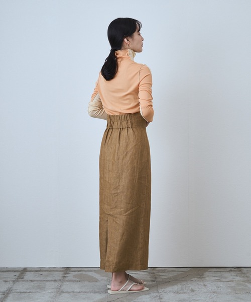 「Audrey and John Wad」 タイトスカート M キャメル レディース_画像4
