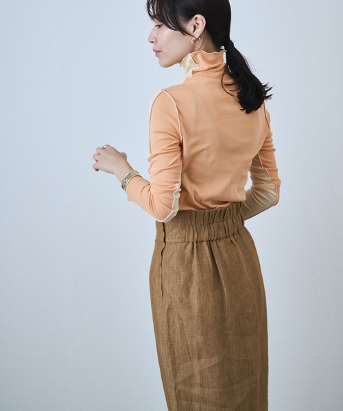 「Audrey and John Wad」 タイトスカート M キャメル レディース_画像5