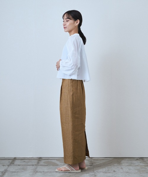 「Audrey and John Wad」 タイトスカート M キャメル レディース_画像7