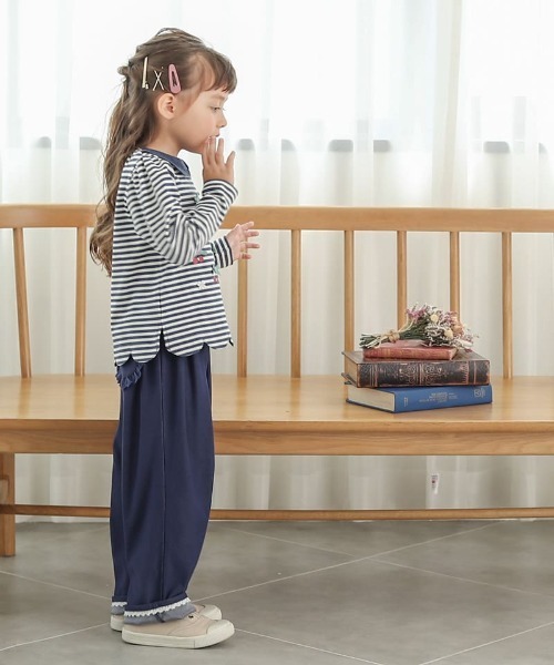 「Biquette Club」 「KIDS」長袖カットソー 100cm ピンク キッズ_画像4