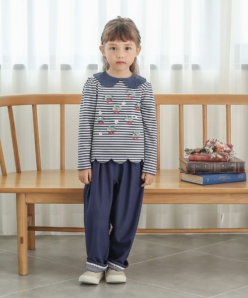 「Biquette Club」 「KIDS」長袖カットソー 100cm ピンク キッズ_画像8