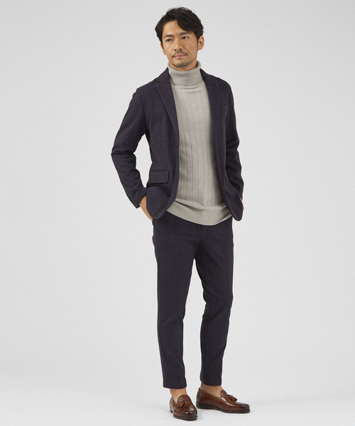 「ABAHOUSE GRAY」 セットアップ 48 ネイビー メンズ_画像2