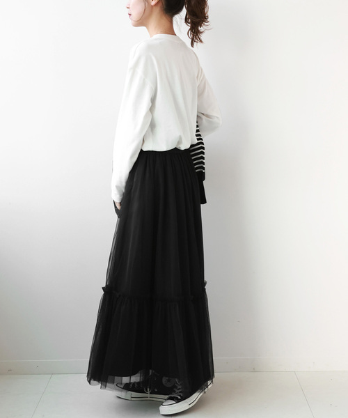 「JOURNAL STANDARD relume」 長袖カットソー FREE ブラウン レディース_画像3