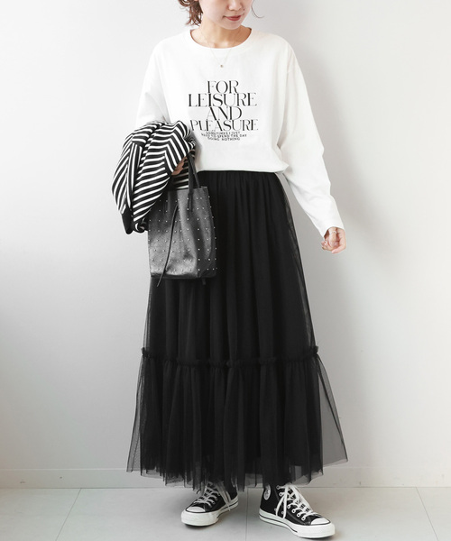 「JOURNAL STANDARD relume」 長袖カットソー FREE ブラウン レディース_画像4