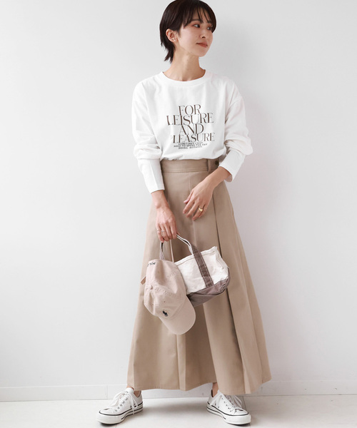 「JOURNAL STANDARD relume」 長袖カットソー FREE ブラウン レディース_画像9