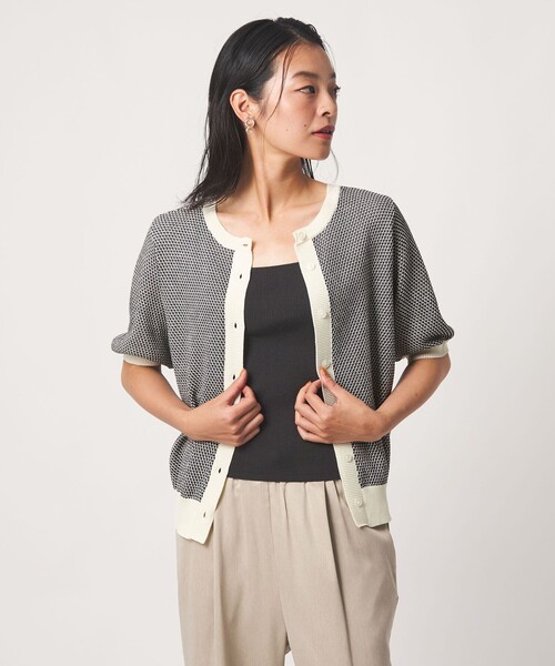 ニット セーター 2トーン ジャガードニット 2WAY ‐ウォッシャブル‐「A DAY IN THE LIFE」 レディース | A DAY IN THE LIFE | 01