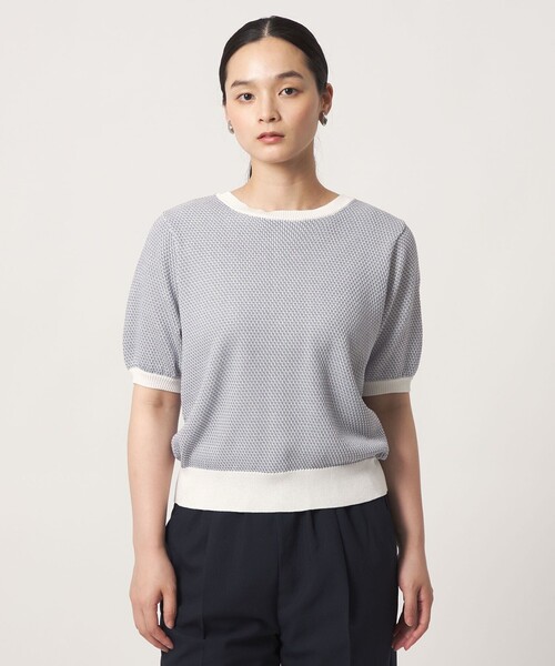 ニット セーター 2トーン ジャガードニット 2WAY ‐ウォッシャブル‐「A DAY IN THE LIFE」 レディース | A DAY IN THE LIFE | 06