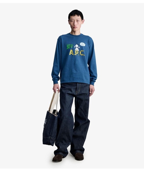 tシャツ T-SHIRT LONG SLEEVE A.P.C. X BRAINDEAD メンズ レディースの画像