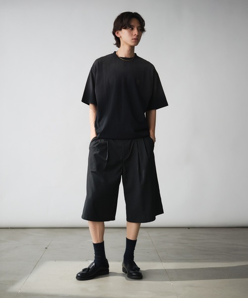 「Adoon plain」 半袖Tシャツ LARGE オフホワイト メンズ_画像5