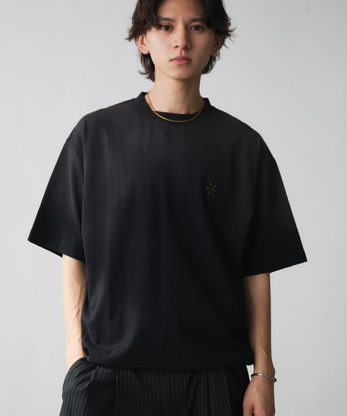 「Adoon plain」 半袖Tシャツ LARGE オフホワイト メンズ_画像6