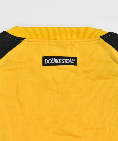 「DOUBLE STEAL」 スウェットカットソー MEDIUM トップグレー メンズ_画像9