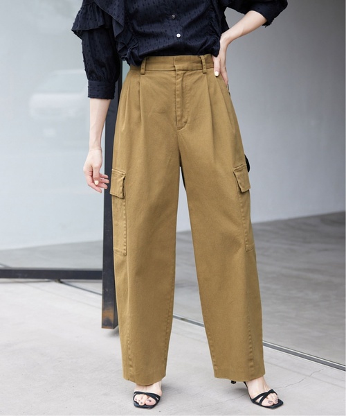 「SLOBE IENA」 カーゴパンツ 38 カーキ レディース_画像5