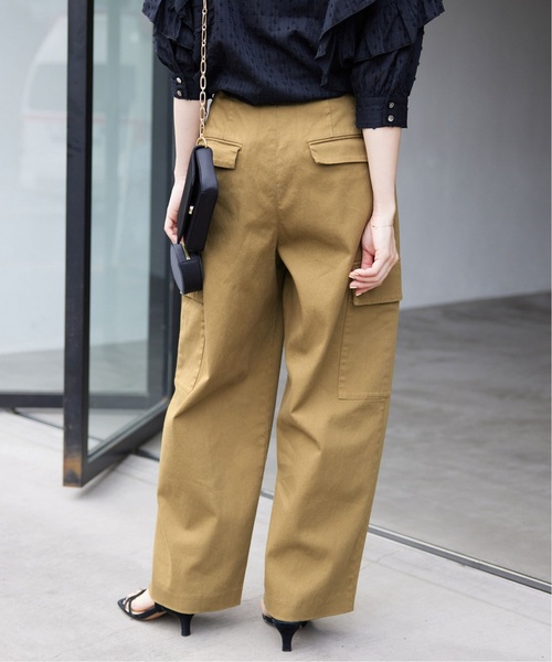 「SLOBE IENA」 カーゴパンツ 38 カーキ レディース_画像7