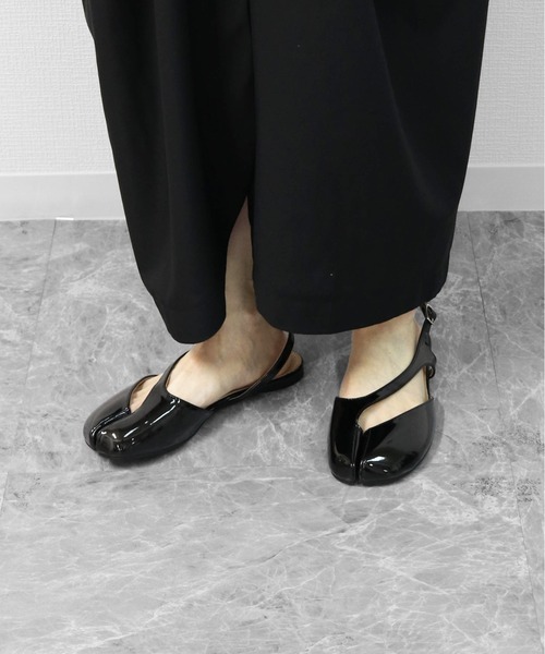 パンプス アシンメトリーストラップ 足袋パンプス　ASYMMETRIC STRAP TABI PUMPS | THE CELL. | 08