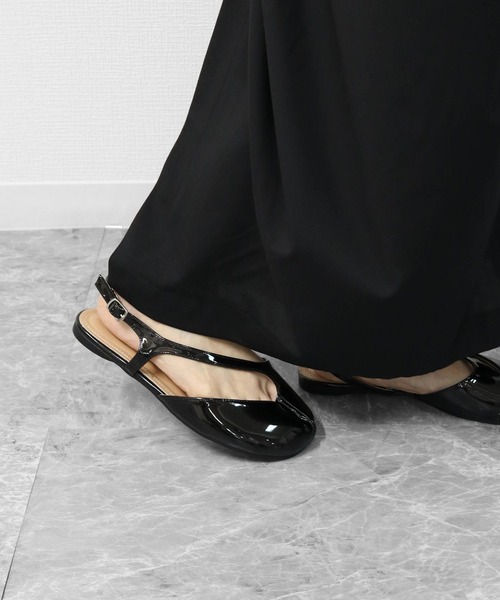 パンプス アシンメトリーストラップ 足袋パンプス　ASYMMETRIC STRAP TABI PUMPS | THE CELL. | 11