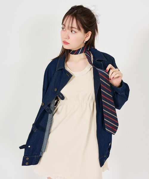 TINA：JOJUN（ティーナジョジュン） デニムジャケット M ネイビー 