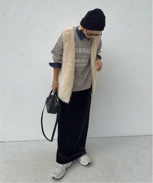 「LBC」 長袖シャツ M ダークネイビー レディース_画像9