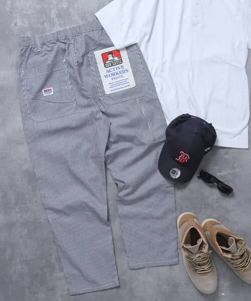 「BEN DAVIS」 チノパンツ LARGE ベージュ メンズ_画像2