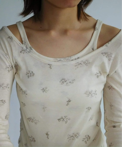 EDIT. FOR LULU（エディットフォールル） tシャツ miller*lulu シアー