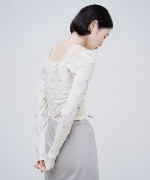 EDIT. FOR LULU（エディットフォールル） tシャツ miller*lulu シアー