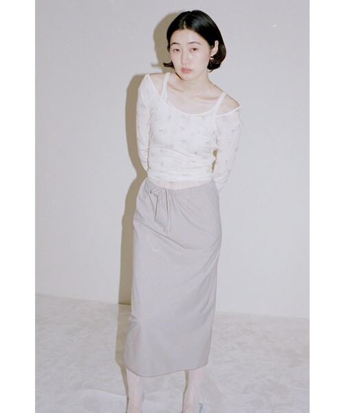 EDIT. FOR LULU（エディットフォールル） tシャツ miller*lulu シアー