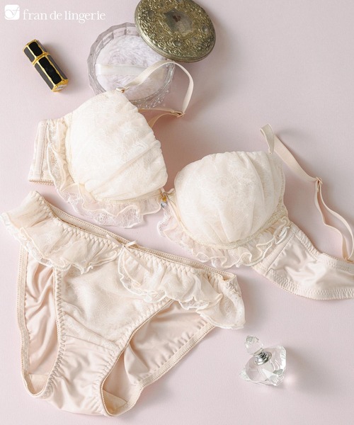 fran de lingerie ブラジャー ショーツセット Twinkle Sheer
