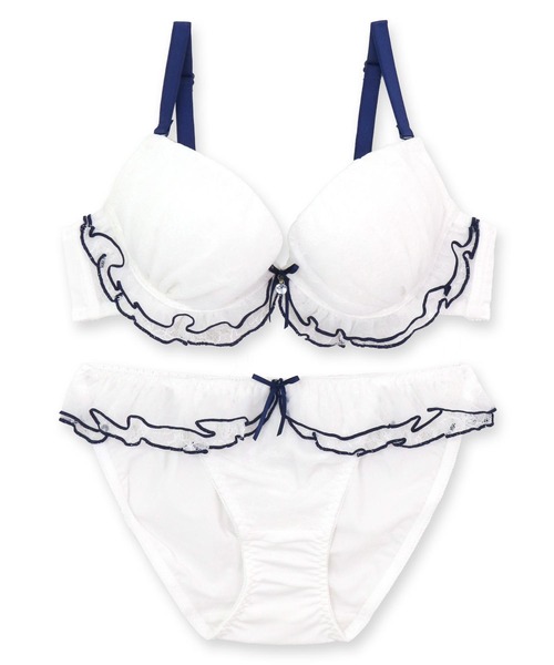 fran de lingerie ブラジャー ショーツセット Twinkle Sheer