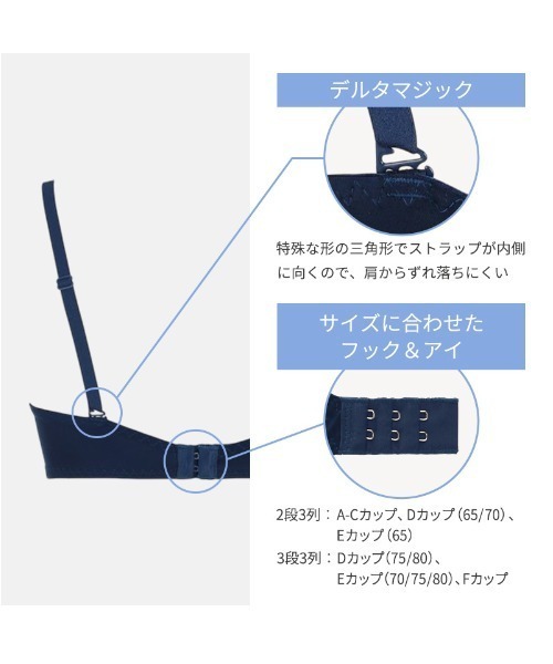 AMOSTYLE ブラジャー ショーツセット デイジーシャワー 夢みる