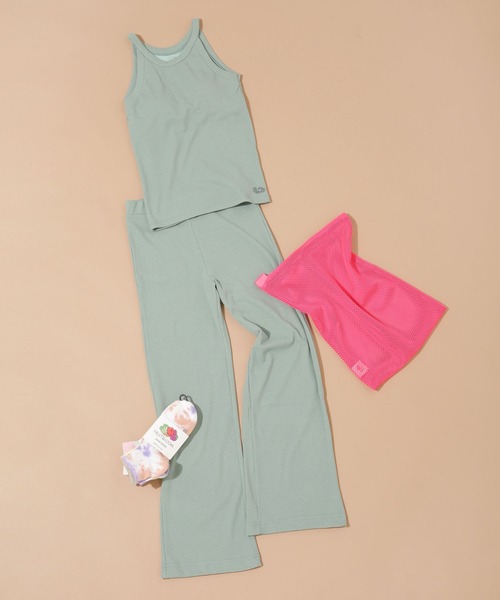 FRUIT OF THE LOOM/別注カップ付リブキャミソール&リブパンツ