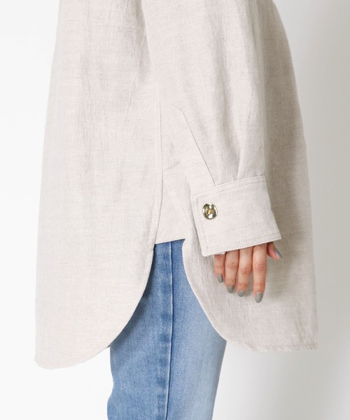 ブラウス シャツ BY MALENE BIRGER / BELLAH(ハイネックリネンブラウス) レディース BY MALENE BIRGER ブラウス シャツ / BELLAH(ハイネックリネン
