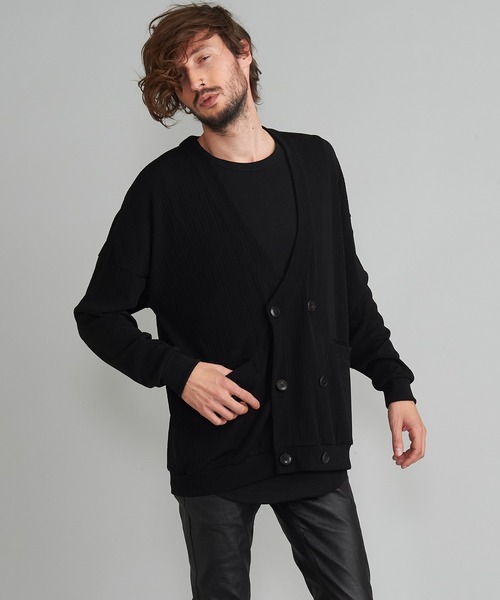 NO ID.（ノーアイディー） カーディガン 「NO ID.」Rib Big Cardigan