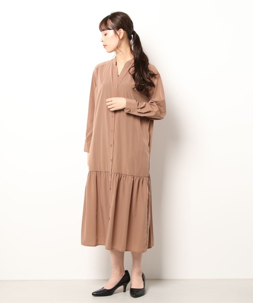 47 割引キャメル Free 楽天ランキング1位 ワンピース Switch Flare Shirt ワンピース ワンピース チュニック レディースファッション ファッションキャメルfree Intercontactservices Com