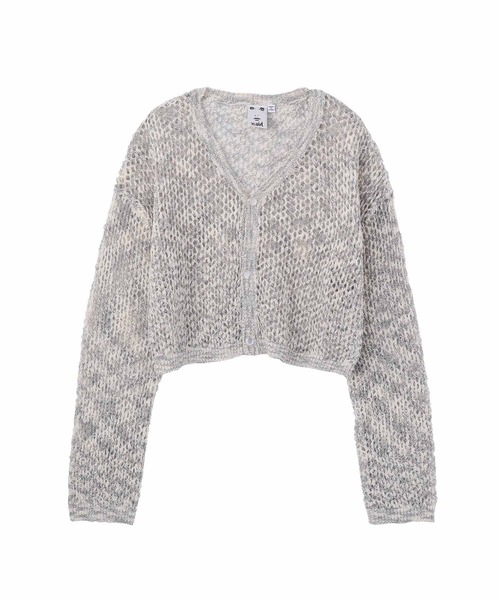 カーディガン Openwork knit cardigan レディース X-girl カーディガン OPENWORK KNIT CARDIGAN レディース