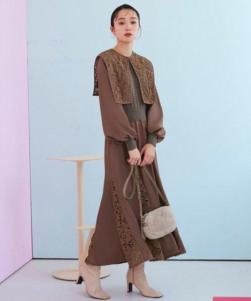 RUIRUE BOUTIQUE（ルイルエブティック） ワンピース レースカラー