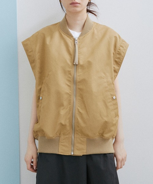 ADAM ET ROPE' コート アウター 「WEB限定」MA-1ジレ レディース