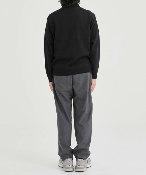 ATON ブラウン ポロシャツ　ポロニット　日本製 FRESCA KNIT | HAIF SLEEVE POLO SWEATER – ATON | エイトン