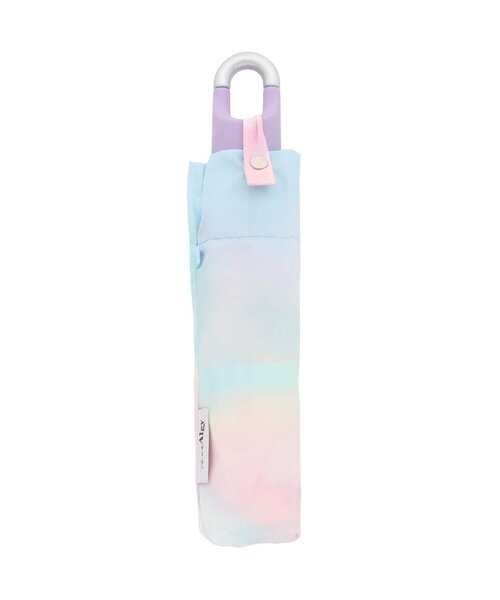 ふわり◆新品 アルジ－◆カラナビ付き折りたたみ傘 algy（アルジー） 折りたたみ傘 ミルキートーンカラビナ付き折畳傘A