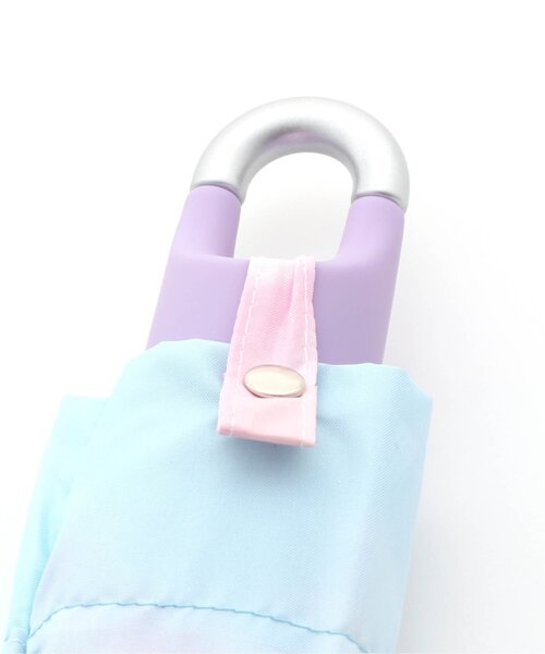 ふわり◆新品 アルジ－◆カラナビ付き折りたたみ傘 algy（アルジー） 折りたたみ傘 ミルキートーンカラビナ付き折畳傘A
