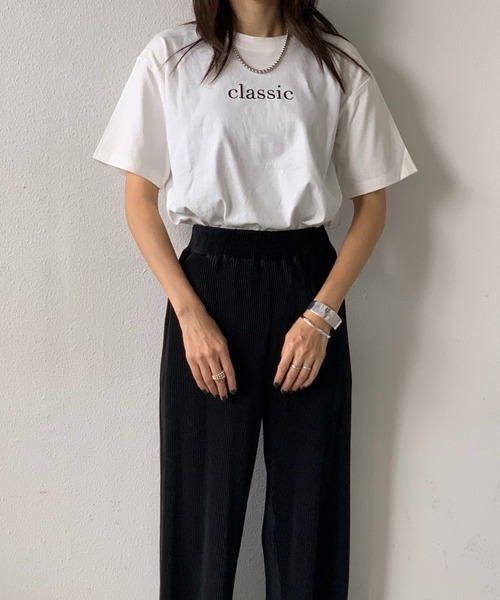 tシャツ 刺繍Tシャツ レディース Te chichi｜女の子刺繍Tシャツ《2025summer catalog item