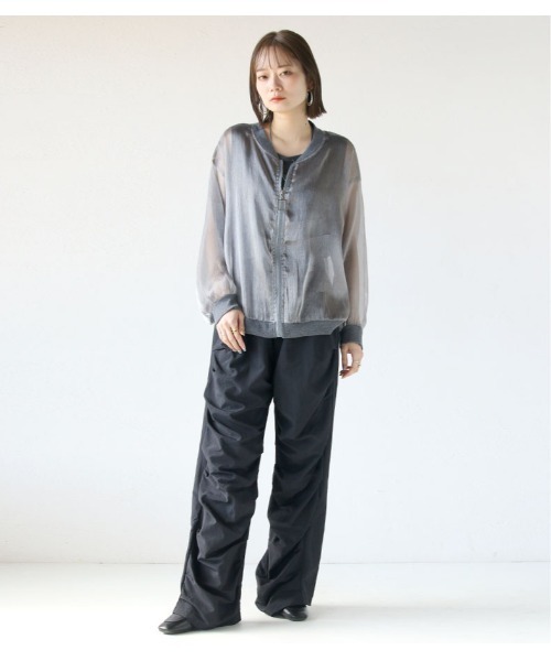 ペッパー 　24SSシアーMA-1ブルゾン ジャケット 春夏 t23238ps-07.jpg