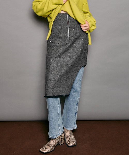 MAISON SPECIAL スカート 2way Multi Quilted Skirt/2WAYマルチ
