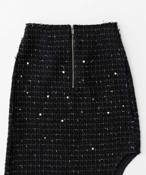 MAISON SPECIAL（メゾンスペシャル） スカート Studded Asymmetric