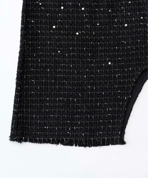 MAISON SPECIAL（メゾンスペシャル） スカート Studded Asymmetric