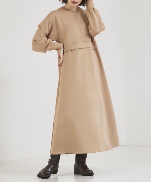 美品　【着用１回】　ABAHOUSE　ワンピースドレス　ペチコート付 美品 【着用1回】 ABAHOUSE ワンピースドレス ペチコート付