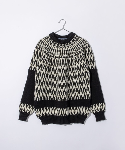 Guernsey Woollens セーター ニット GUERNSEY WOOLLENS ICEMAN TWOTONE