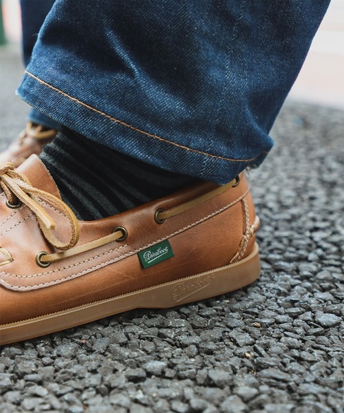 Paraboot × BEAMS 別注バース デッキシューズ　5.5　25CM Paraboot デッキシューズ × BEAMS F / 別注 BARTH メンズ