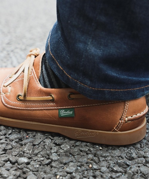 Paraboot × BEAMS 別注バース デッキシューズ　5.5　25CM Paraboot デッキシューズ × BEAMS F / 別注 BARTH メンズ