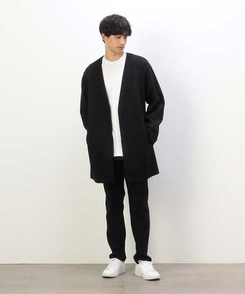 COMME CA ISM（コムサイズム） カーディガン フェイクスエード ロング