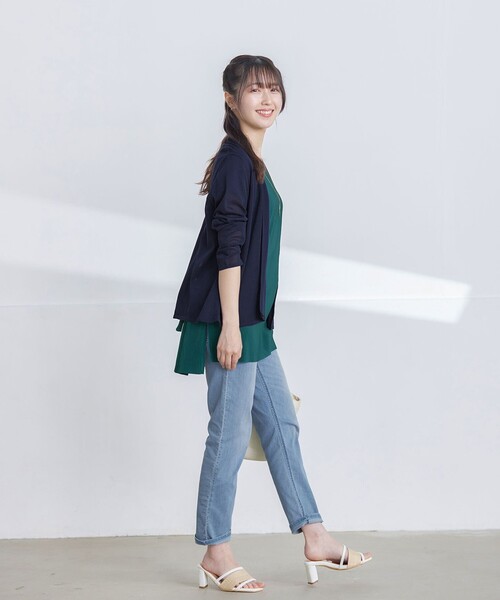 Tiaclasse 【洗える・ストレッチ】デニムパンツ 洗える・ストレッチ】デニムパンツ / Tiaclasse L