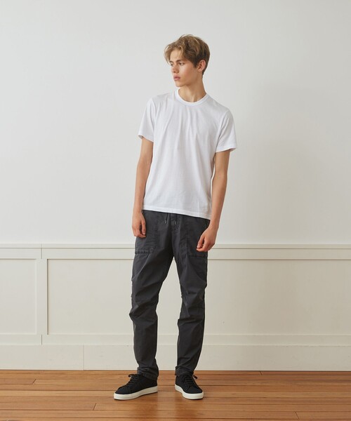 JAMES PERSE パンツ コットンストレッチ ドローストリングパンツ